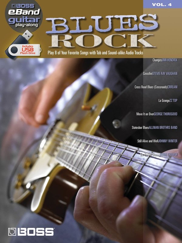 Blues Rock — Roland Eband Guitar Play-Along Vol. 4 Book/USB (Hal Leonard)
