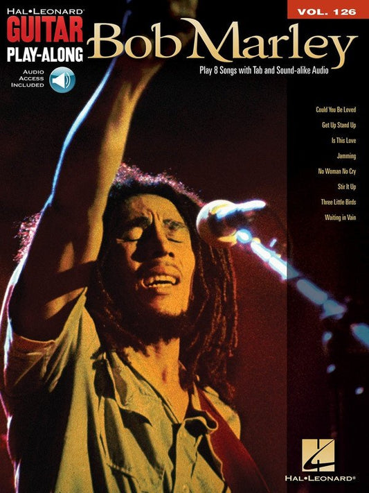 Bob Marley — Guitar Play-Along Vol. 126 Book/Online Audio (Hal Leonard)