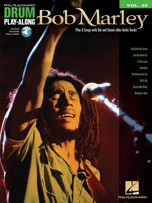 Bob Marley — Drum Play-Along Vol. 25 Book/Online Audio (Hal Leonard)