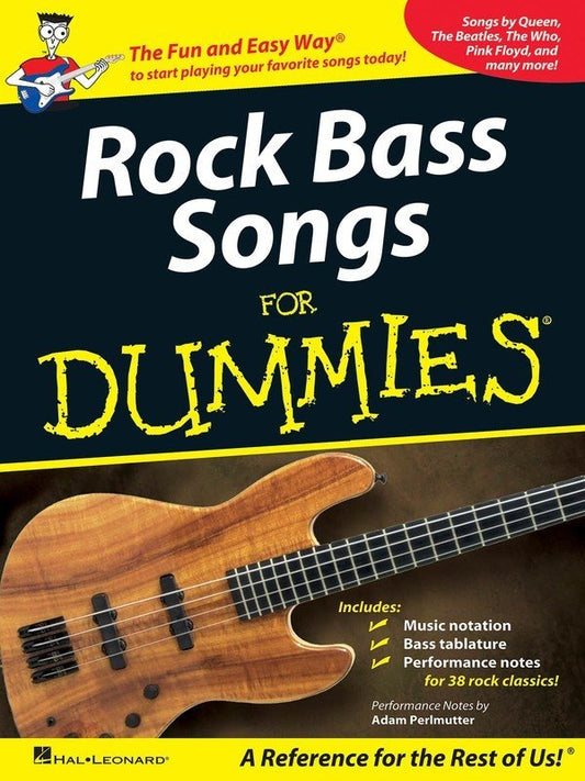 Rock Bass Songs for Dummies — Bass TAB (Hal Leonard)