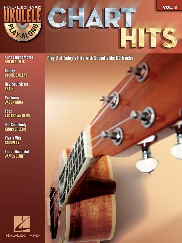 Chart Hits — Ukulele Play-Along Vol. 8 Book/CD (Hal Leonard)