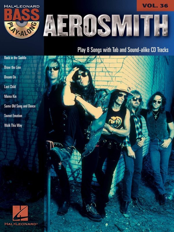 Aerosmith — Bass Play-Along Vol. 36 Book/CD (Hal Leonard)