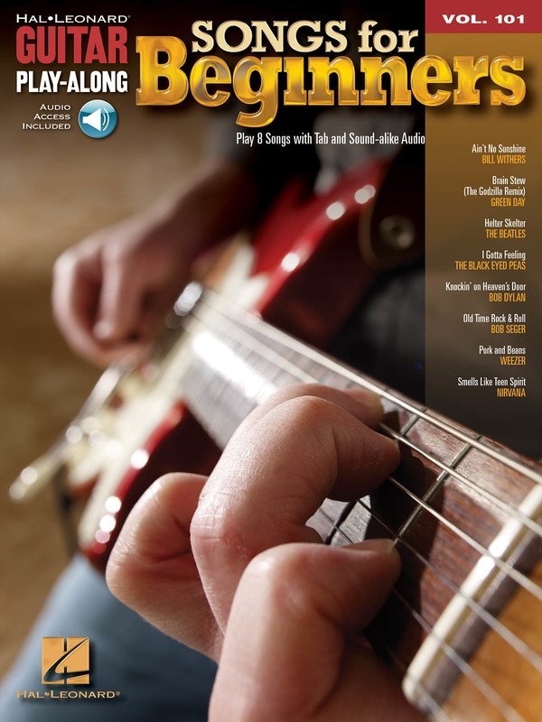 Songs for Beginners — Guitar Play-Along Vol. 101 Book/Online Audio (Hal Leonard)