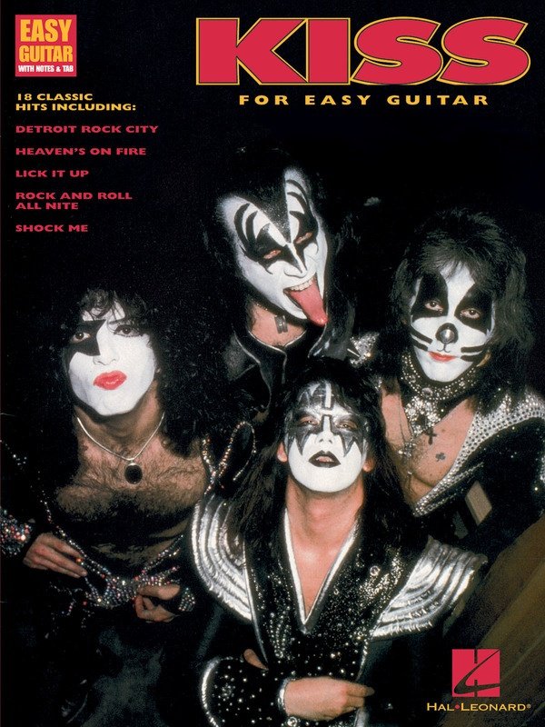Kiss for Easy Guitar — Notes & TAB (Hal Leonard)
