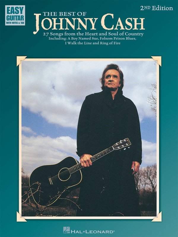 Best of Johnny Cash — Easy Guitar Notes & TAB, 2nd Edition (Hal Leonard)