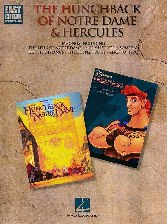 Hunchback Notre Dame Hercules Ez Guitar TAB