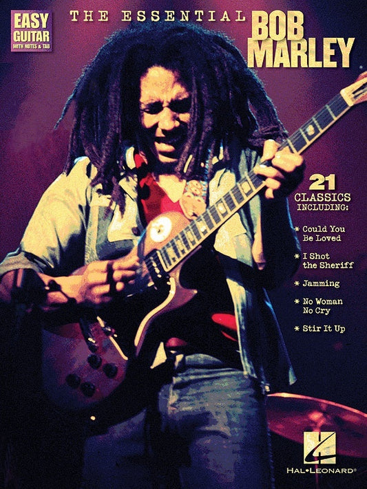 Essential Bob Marley Easy Guitar Notes and TAB (Softcover Book)