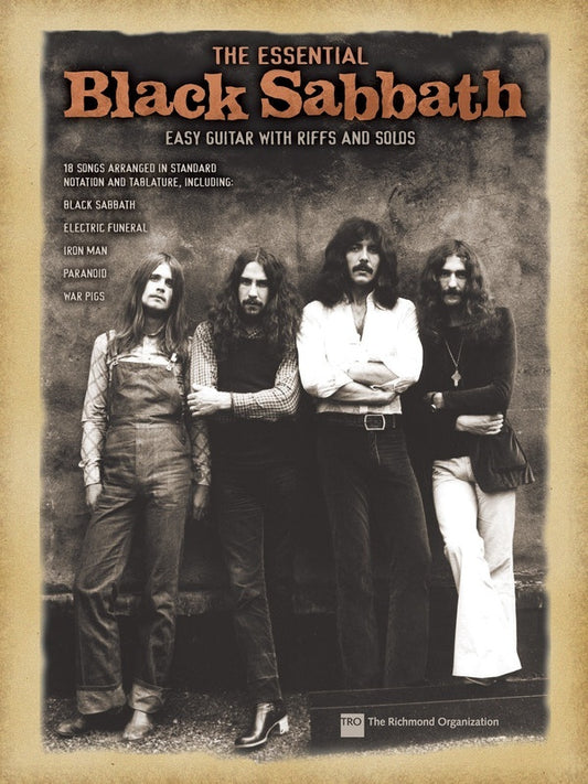 Essential Black Sabbath Easy Guitar TAB Guitar (Softcover Book)