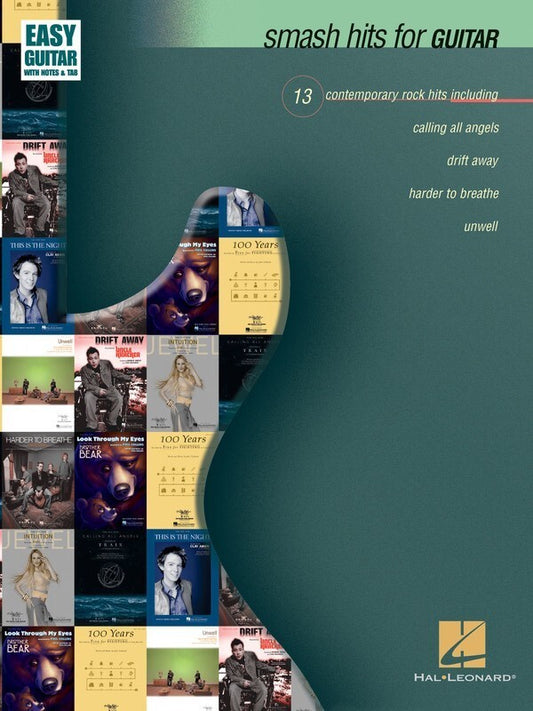 Smash Hits For Easy Guitar Notes TAB (Softcover Book)
