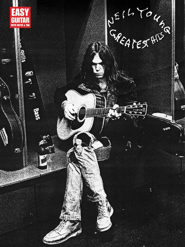 Neil Young - Greatest Hits Easy Guitar Notes & TAB Songbook
