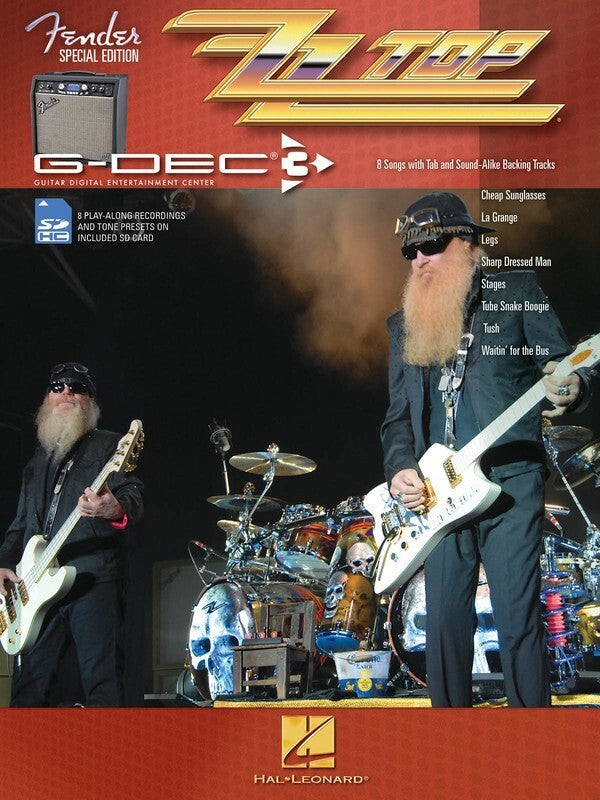 Zz Top Fender Gdec Book/Sd Card