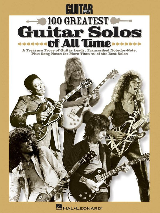 Guitar World's 100 Greatest Guitar Solos of All Time - Guitar TAB Book