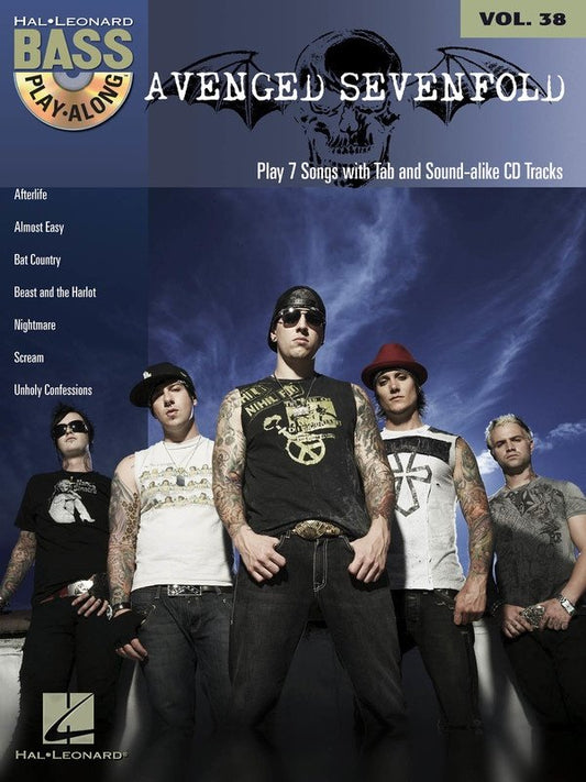Avenged Sevenfold — Bass Play-Along Vol. 38, Book/Online Audio (Hal Leonard)