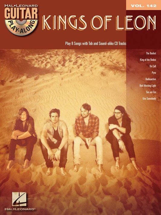 Kings of Leon — Guitar Play-Along Vol. 142, Guitar TAB Book/CD (Hal Leonard)