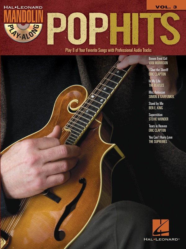 Pop Hits — Mandolin Play-Along Vol. 3, Book/CD (Hal Leonard)