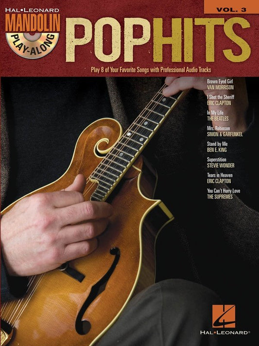 Pop Hits — Mandolin Play-Along Vol. 3, Book/CD (Hal Leonard)