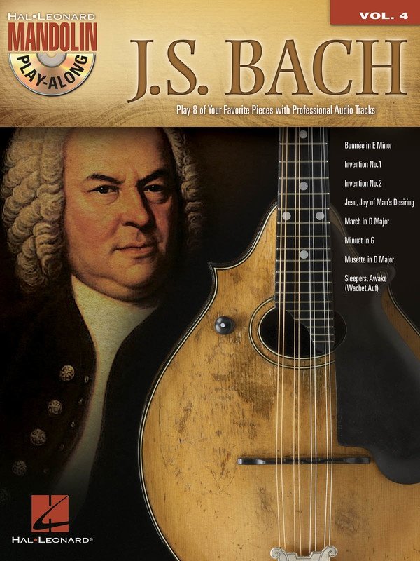 J.S. Bach — Mandolin Play-Along Vol. 4, Book/Online Audio (Hal Leonard)