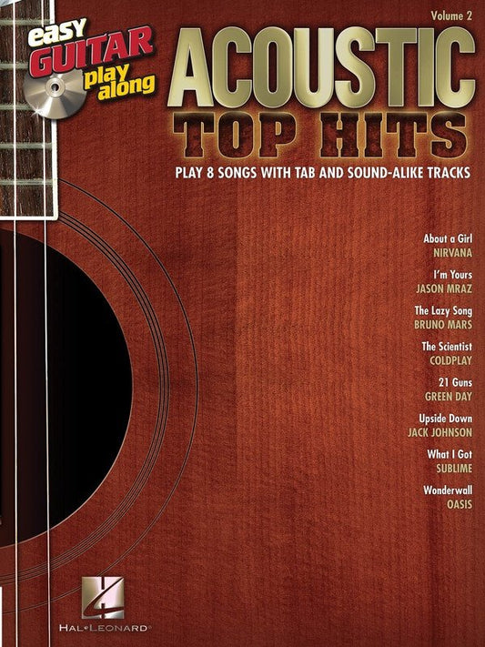 Acoustic Top Hits — Easy Guitar Play-Along, Book/CD (Hal Leonard)