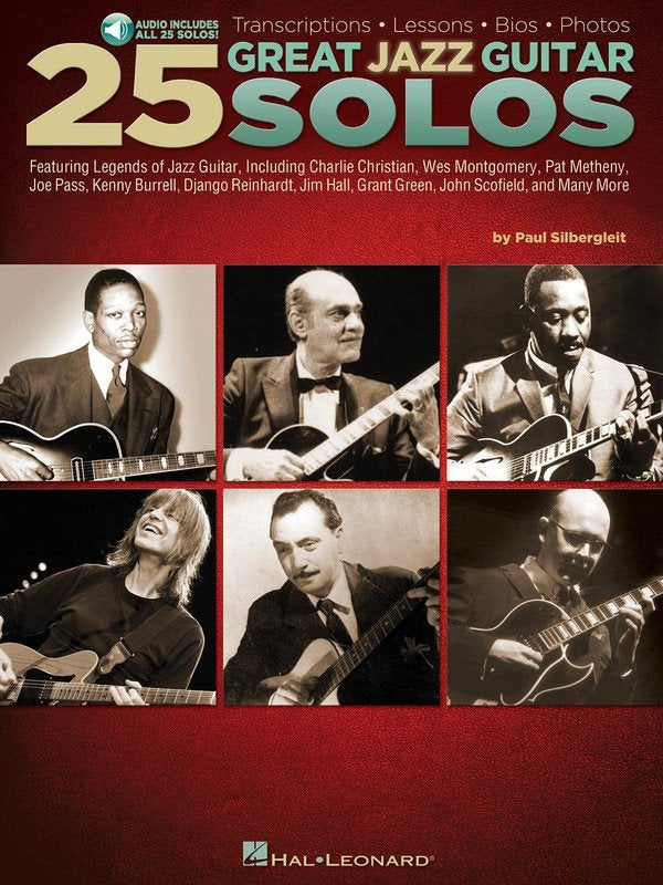 25 Great Jazz Guitar Solos — Guitar TAB (Hal Leonard)