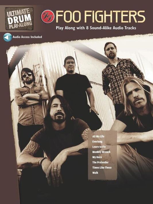 Foo Fighters Ultimate Drum Play-Along Book with Online Audio Tracks