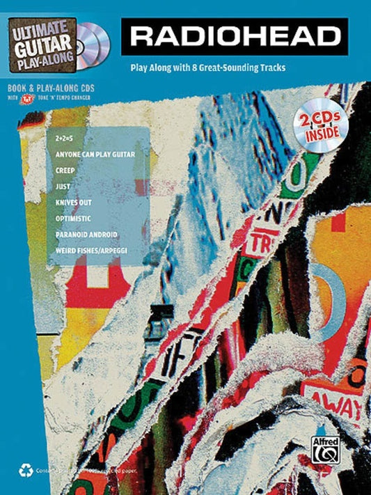 Radiohead Ultimate Guitar Play Along Book/2CD (Softcover Book/CD)