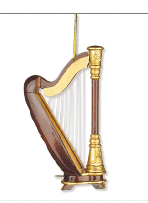 Christmas Harp Ornament