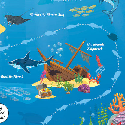 Mission to La Mer A3 Music Practice Chart by Musically Gifted with Stickers and Games — view 4
