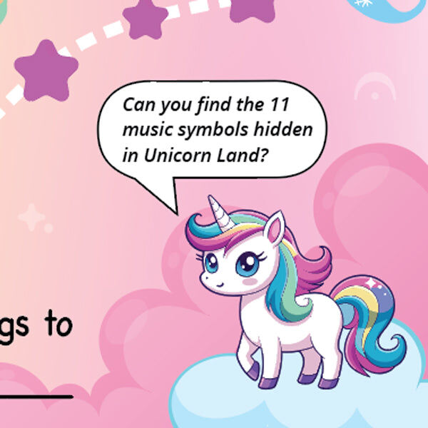 Unicorn Adventure A3 Music Practice Chart with Stickers by Musically Gifted — view 4