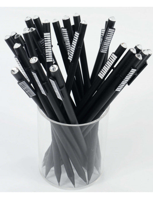 Music Pencil with White Piano Keyboard Charm