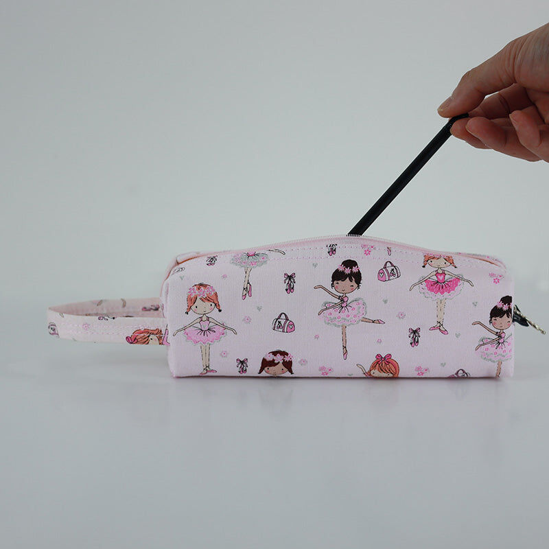 Ballet Pencil Case Pink with Ballerinas and Ballet Shoes — view 3