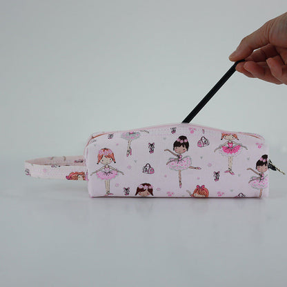 Ballet Pencil Case Pink with Ballerinas and Ballet Shoes — view 3