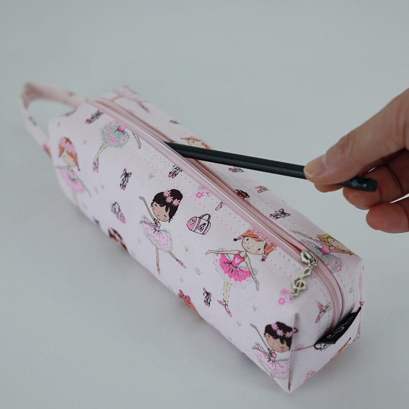 Ballet Pencil Case Pink with Ballerinas and Ballet Shoes — view 2