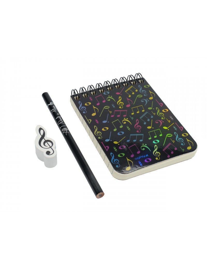 Colourful Notes and Clef Stationery Pack
