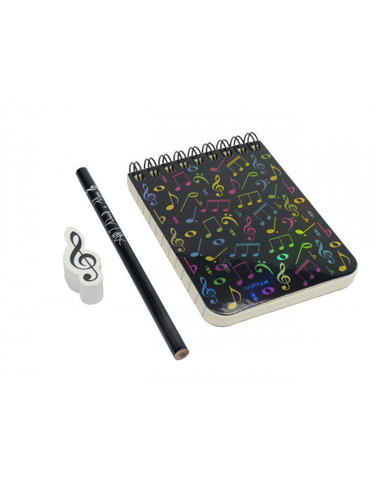 Colourful Notes and Clef Stationery Pack