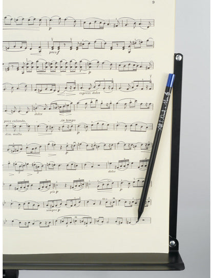 Magnetic Pencil "All I Need is Music" Black with Blue End for Music Stands — view 3