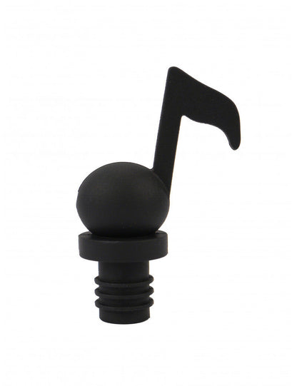 Black Quaver-Shaped Wine Bottle Cap