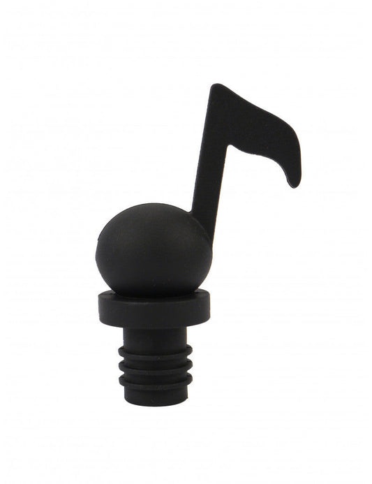 Black Quaver-Shaped Wine Bottle Cap