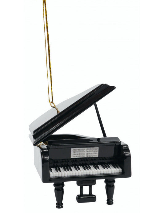 Christmas Decoration Grand Piano Ornament 7.6cm