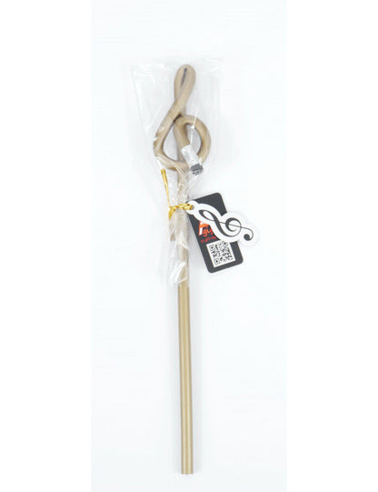 Bentcil Treble Clef Pencil in Gold with Eraser — view 2