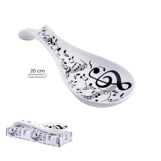Musical Notes and Clefs Spoon Rest