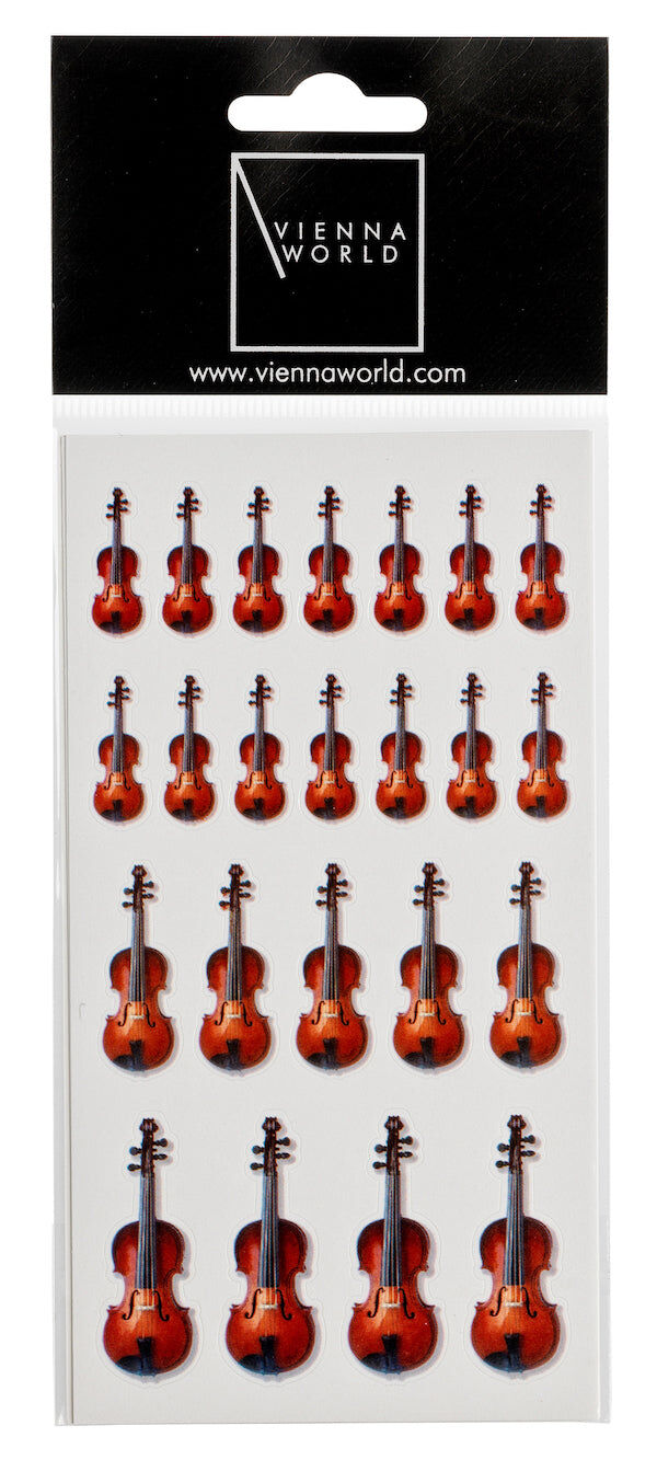 46 Music Stickers Featuring Violins