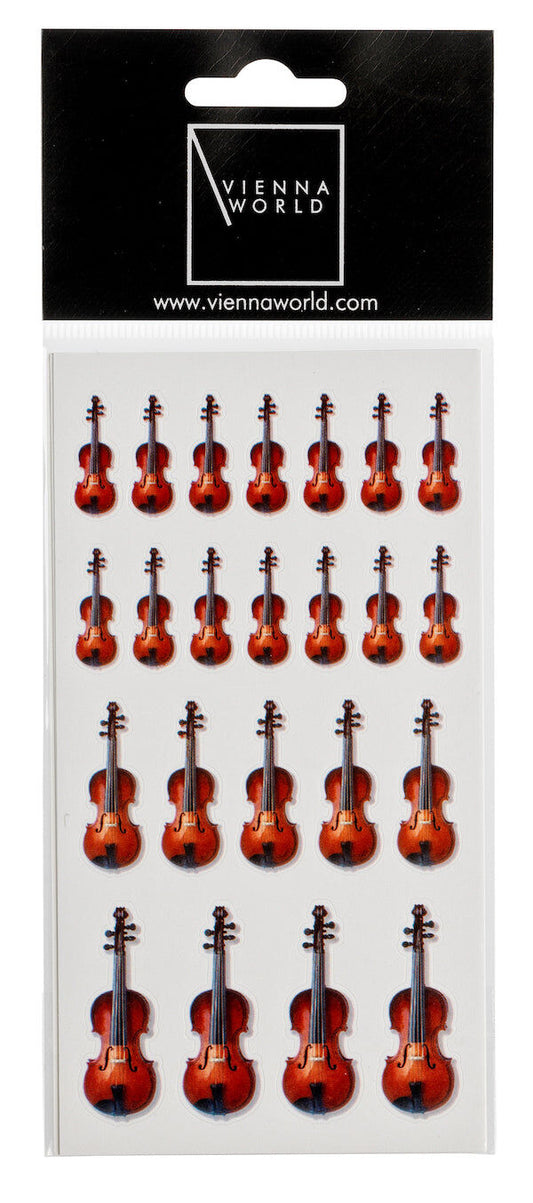 46 Music Stickers Featuring Violins