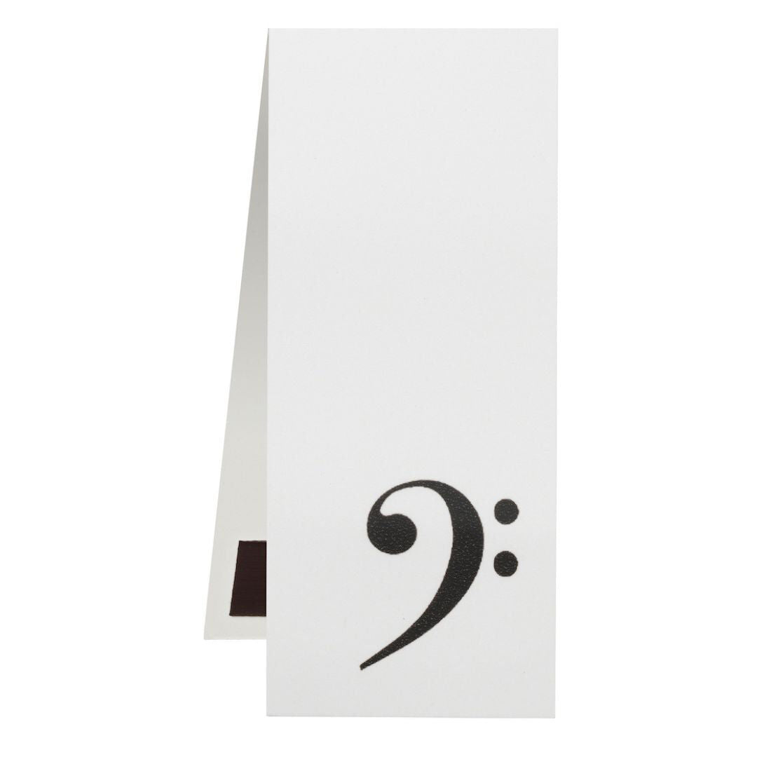Bass Clef Magnetic Bookmark for Page Tracking
