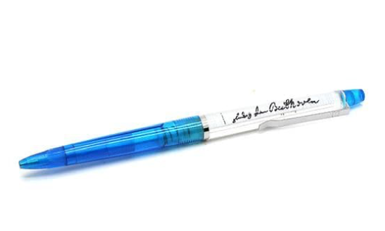 Beethoven Ballpoint Pen with Moving Hands on Piano Keyboard
