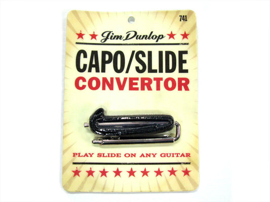 Jim Dunlop Capo / Slide Convertor Capo / Turns Guitar Into A Slide Guitar