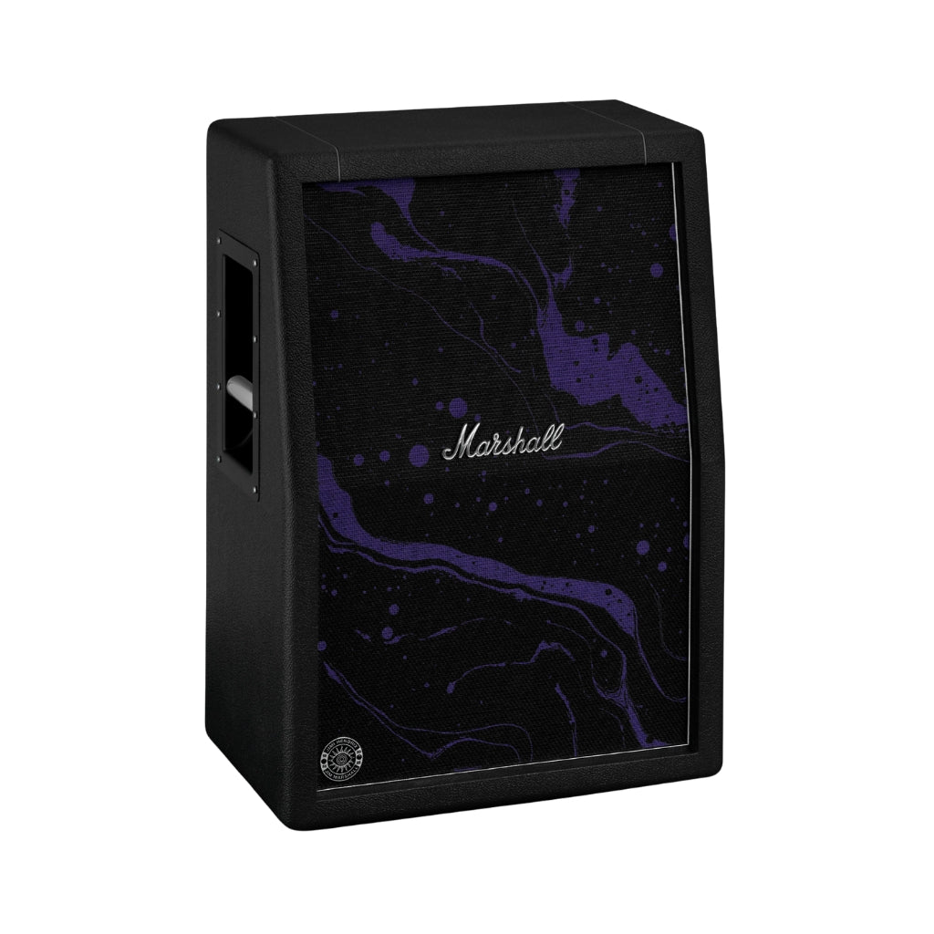 Marshall Limited Edition Hendrix Studio 2x12 Cabinet - Purple/Black with Celestion V-Type Speakers, 140W Power Handling — view 3