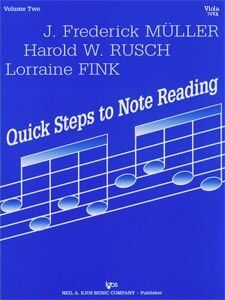 Quick Steps to Notereading Vol 2 for Viola - 20 Pages