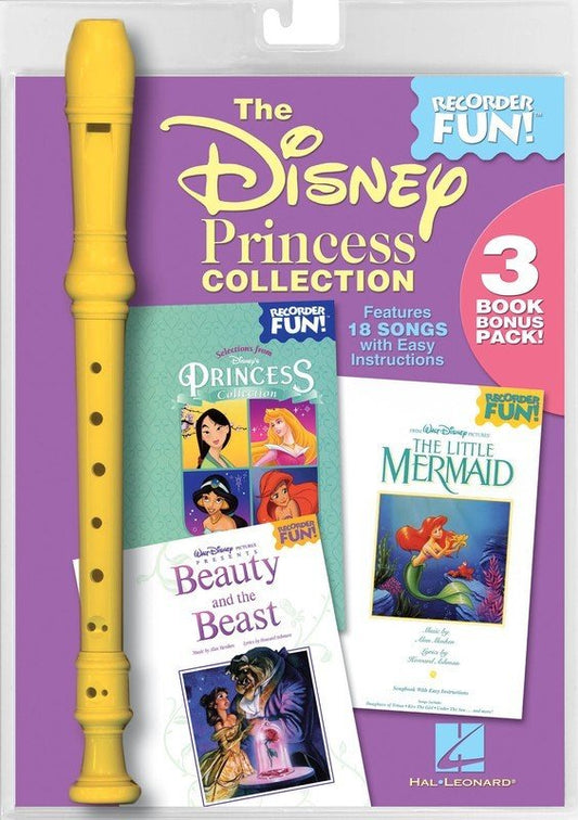 Disney Princess Collection Recorder Fun — 3 Books/Recorder (Hal Leonard)
