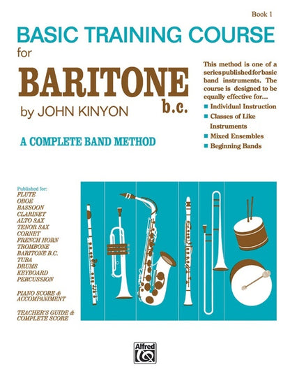 Basic Training Course Book 1 for Baritone BC - Concert Band Sheet Music