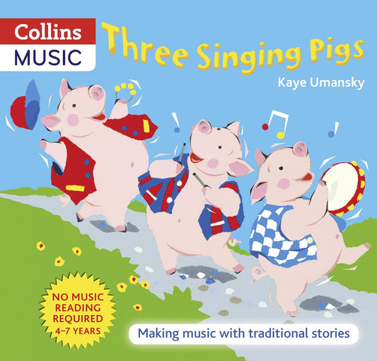 Three Singing Pigs Vocal Sheet Music with Downloadable Lesson Plans